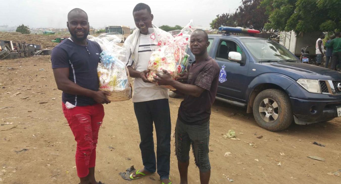 Celebration of Eid-al-Fitr with the Agbogbloshie Community