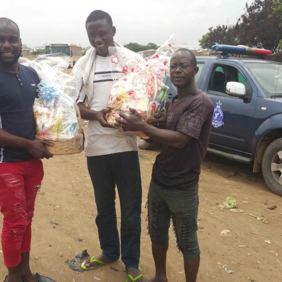 Celebration of Eid-al-Fitr with the Agbogbloshie Community